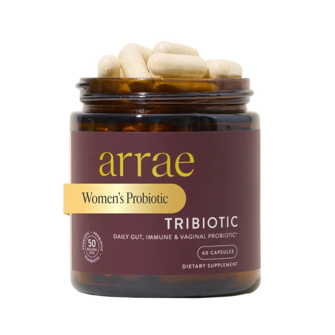 Arrae Tribiotic, Probiotics for Women, Support for Vaginal pH Balance, Gut, Immune, and Feminine Health, Prebiotics, Arrae uk supplements