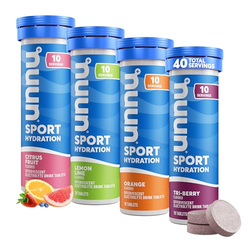 Nuun Sport Electrolyte Tablets for Proactive Hydration, Mixed Citrus Berry Flavors, 4 Pack Nuun Au supplements
