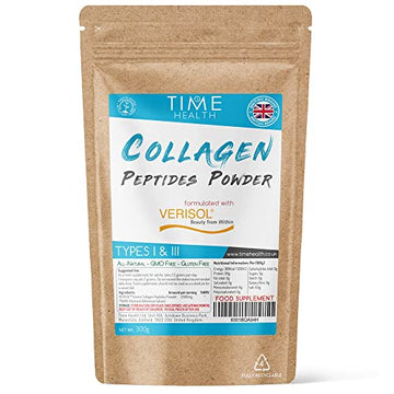 Collagen Peptides Powder - Grass Fed - Bovine - Types I & III - Clinically Studied Brand VERISOL® Time Health Au supplements