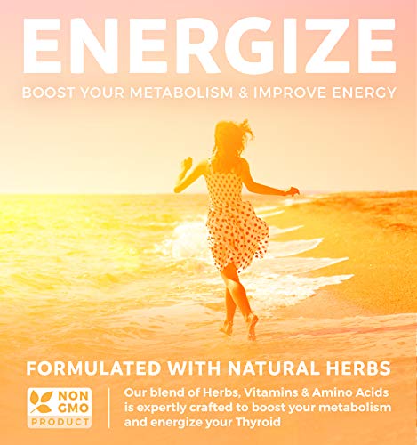Thyroid Support with Iodine - 120 Capsules (Non-GMO) Healths Harmony Au supplements