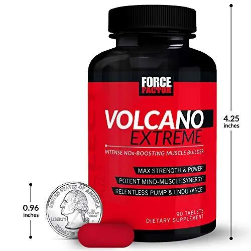 Force Factor Volcano Extreme Pre Workout Nitric Oxide Booster Supplement for Men Force FactorAU supplements