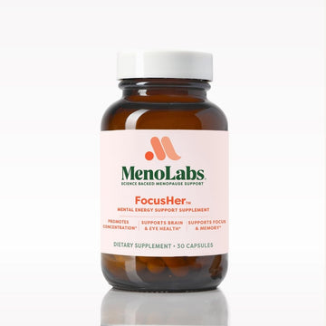 MENOLABS® FocusHer™ Mental Energy Support Supplement – Caffeine-Free Focus, Concentration & Memory – enXtra® & Lutemax 2020® – Menopause, Brain & Eye Health – 30 Capsules, 30-Day Supply MENOLABS Au supplements