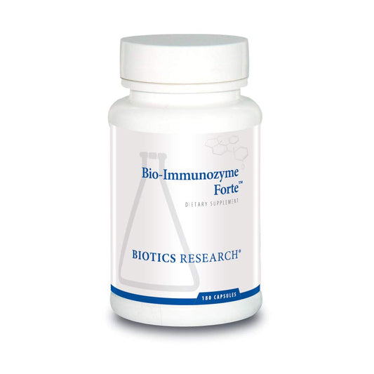 BIOTICS RESEARCH Bio Immunozyme Forte Multivitamin, Echinacea, Cayenne Pepper, Lactobacillus acidophilus, Botanicals, Probiotics, Amino Acids, Organs/Glandulars for Immune System Health 180 Capsules BIOTICS RESEARCHAu supplements