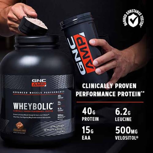 GNC AMP Wheybolic Protein Powder | Targeted Muscle Building and Workout Support GNC Au supplements