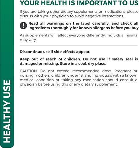 Thyroid Support with Iodine - 120 Capsules (Non-GMO) Healths Harmony Au supplements