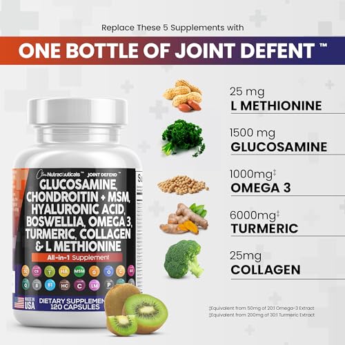 Clean Glucosamine Chondroitin MSM Turmeric Hyaluronic Acid Boswellia Clean Nutraceuticals Au supplements