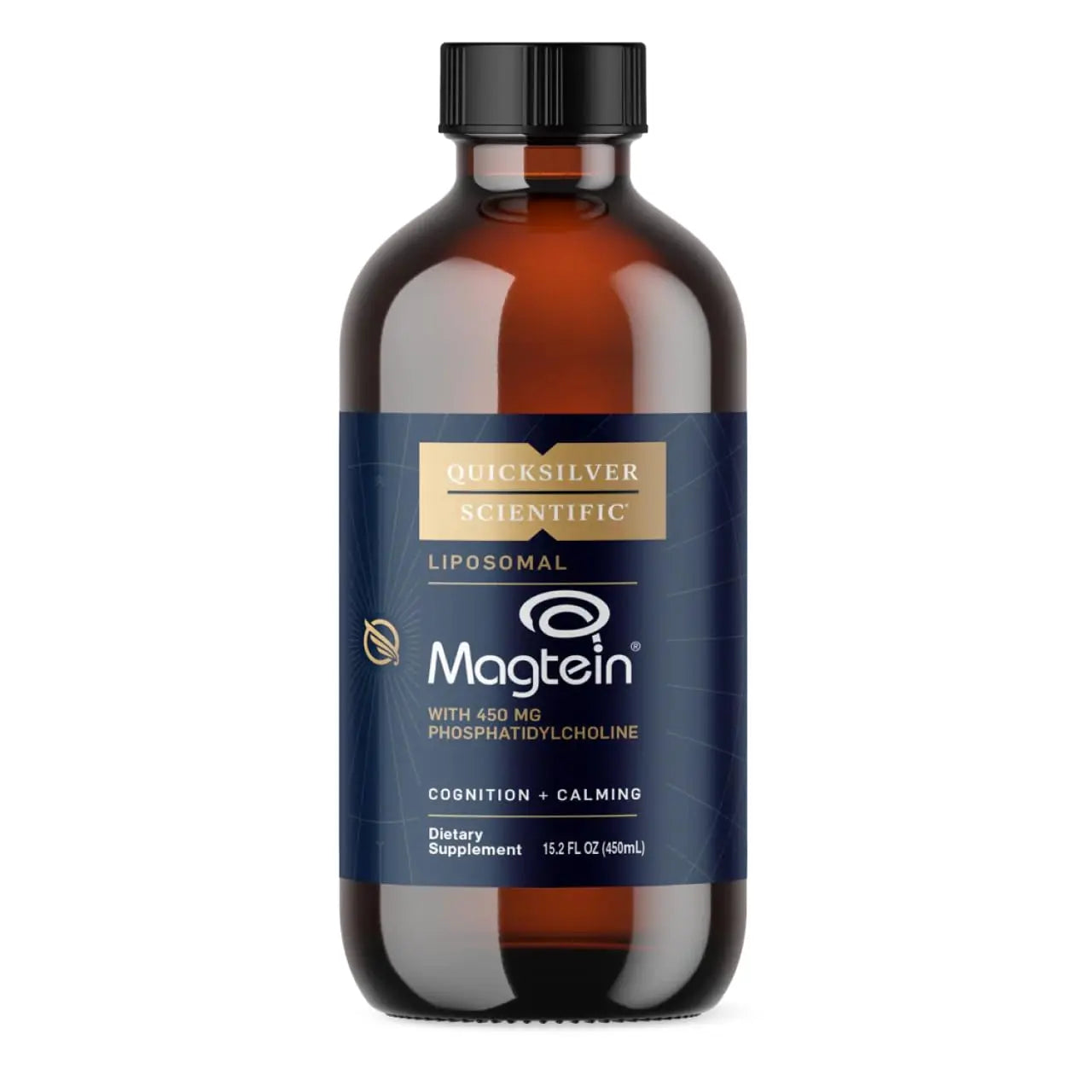 Quicksilver Scientific Liposomal Magtein - Magnesium Supplement for Brain Function Support - Stress, Sleep & Memory Support - Gluten-Free, Sugar-Free & Vegan - 15.2 fl oz (30 Servings) Quicksilver Scientific Au supplements