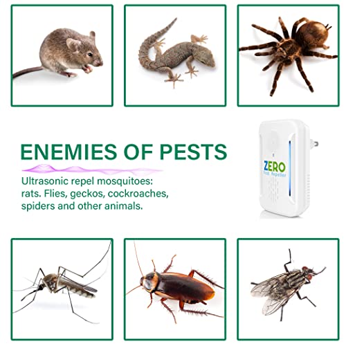 Ultrasonic Pest Repeller, Indoor Ultrasonic Repellent for Roach, Rodent ZEROPEST Au supplements