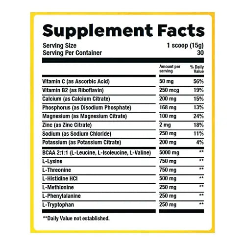 HTLT Supps Perilyte | EAA + BCAA + Electrolytes, 1 LB, 30 Servings (Tropical Fruit Punch) HTLT Supps uk supplements