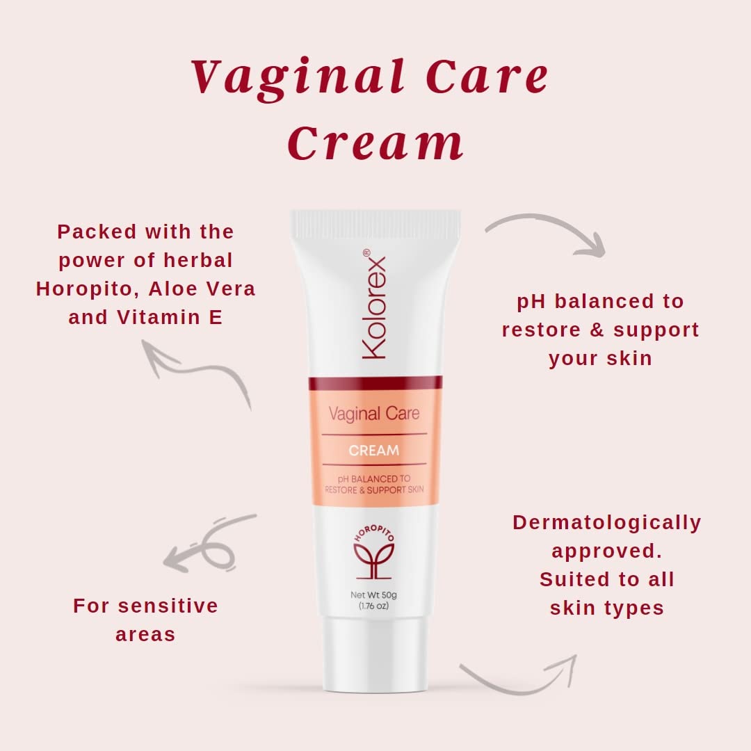 Kolorex® Vaginal CareCream, Natural Herbs soothes Intimate Areas, Replenish Sensitive Skin. Kolorex Au supplements