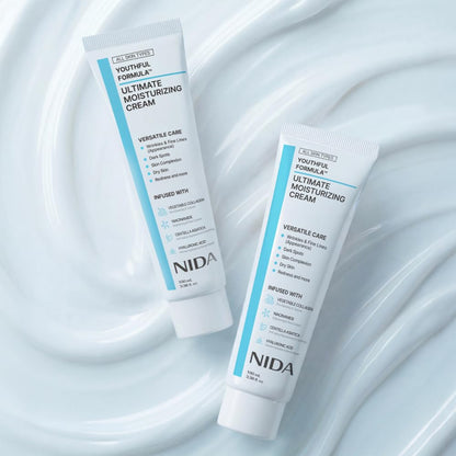 NIDA Youthful Formula™ Ultimate Moisturizing Cream | Centella Asiatica, Niacinamide, Hyaluronic Acid, Collagen | Wrinkles, Fine Lines NIDAUS supplements