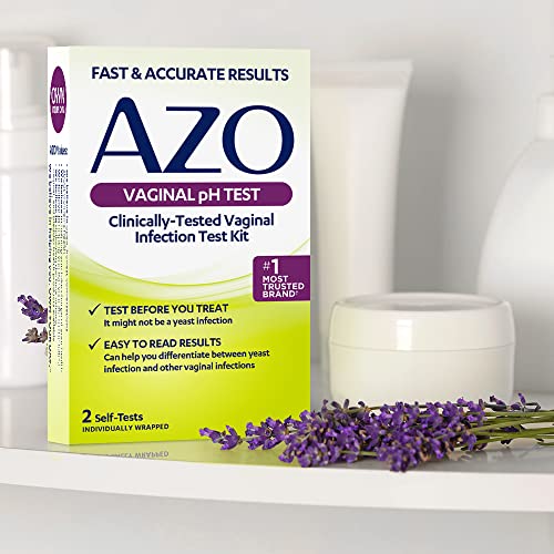 AZO Vaginal pH Test Kit, Clinically-Tested Vaginal Infection Test Kit, Fast & Accurate Results AZO Au supplements