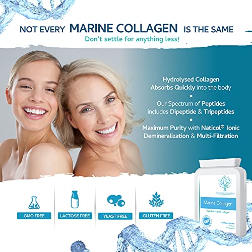 Marine Collagen 600mg 60 Capsules - Highly Bioavailable Naticol® Type 1 swiss bioenergetics Au supplements