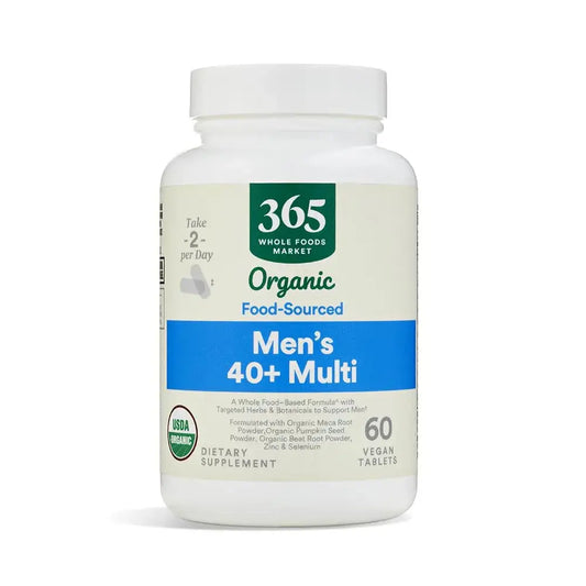 365 by Whole Foods Market, Vitamin Multi Mens Food Cultured 40 Plus, 60 Count 365 by Whole Foods MarketAU supplements