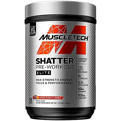 Pre Workout for Men & Women | MuscleTech Shatter Elite Pre-Workout | Preworkout MuscleTechAU supplements