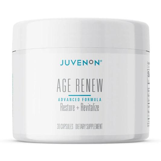 Juvenon AgeRenew Beta Glucan Anti Aging Immunity Support Supplement, Beta Glucan with Zinc Quercetin for Immune Defense Boost JuvenonAu supplements