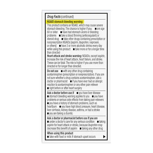 GoodSense Dual Action Acetaminophen and Ibuprofen (NSAID) Tablets, 250 mg/125 mg, Back Pain, 18 Count GoodSense Au supplements
