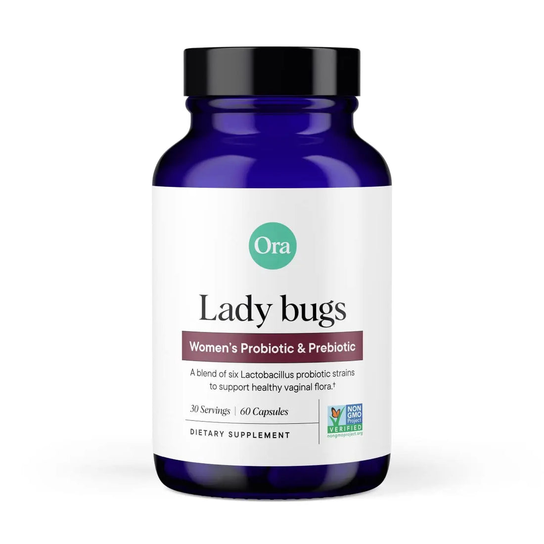 Ora Organic Prebiotics and Probiotics for Women - Lactobacillus for Vaginal and Urinary Tract Health, Contains 16 Billion CFU, 6 Strains - 1 Month Supply, 60 Vegan Probiotic Capsules Ora Organic Au supplements