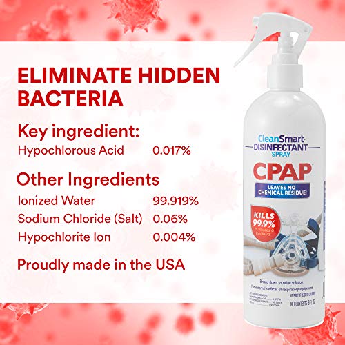 CleanSmart CPAP Disinfectant Spray, 16 oz (Pack of 2) CleanSmart Au supplements