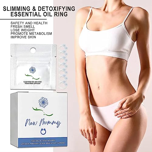 14Pcs Superslim S_limming & Detoxifying Essential Oil Ring, Firming Essential Oil Ring Heath Secret Au supplements