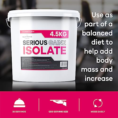 The Bulk Protein Company, Serious Gainz Isolate – 4.5kg – Whey Protein Powder The Bulk Protein Company Au supplements