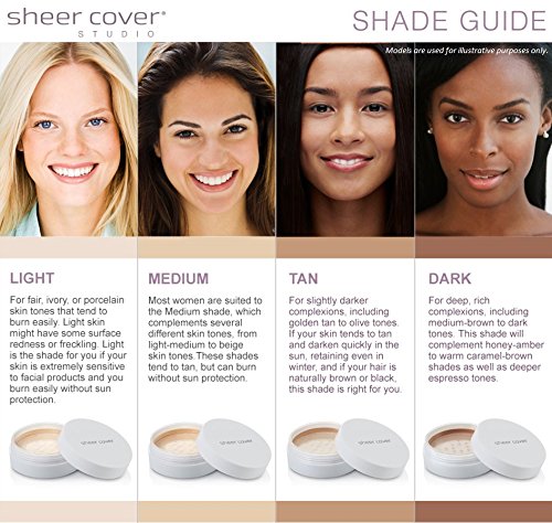 Sheer Cover Studio – Conceal and Brighten Highlight Trio – Two-Toned Concealers – Shimmering Highlighter – Light/Medium Shade – With FREE Concealer Brush – 3 Grams Sheer Cover Au supplements