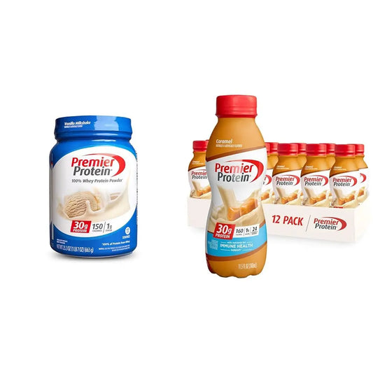 Premier Protein Powder & Premier Liquid Protein Shake, Caramel, 30g Protein, 1g Sugar Premier ProteinAU supplements