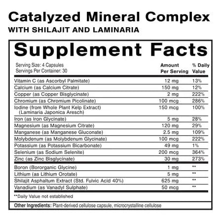 Quicksilver Scientific Dr. Shade's Catalyzed Mineral Complex Quicksilver Scientific Au supplements