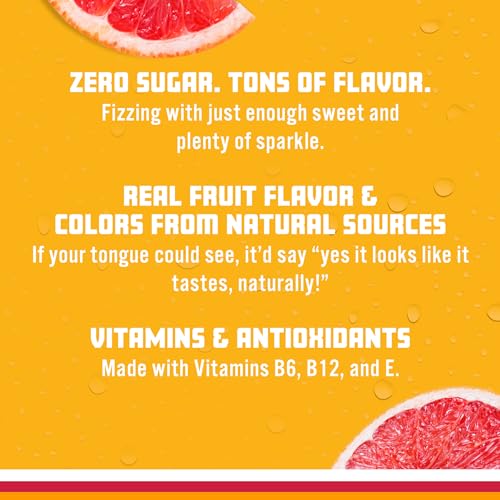 Sparkling Ice, Pink Grapefruit Sparkling Water, Zero Sugar Flavored Water, with Antioxidants Sparkling ICE Au supplements