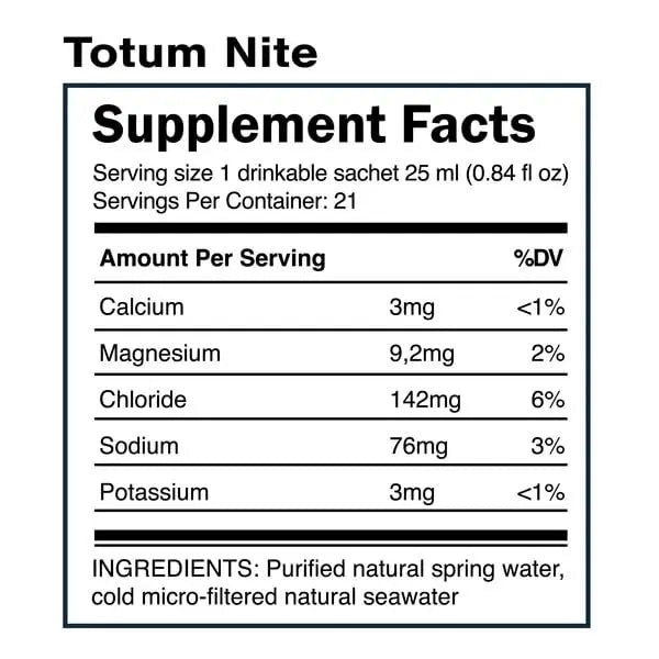 Quicksilver Scientific Totum Nite (21-25mL drinkable Sachets) Quicksilver Scientific Au supplements