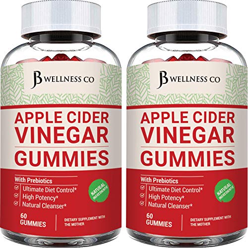 (2-Pack | 120 Gummies) Premium Apple Cider Vinegar Gummies - Raw, Natural, Unfiltered ACV JB Wellness Co Au supplements