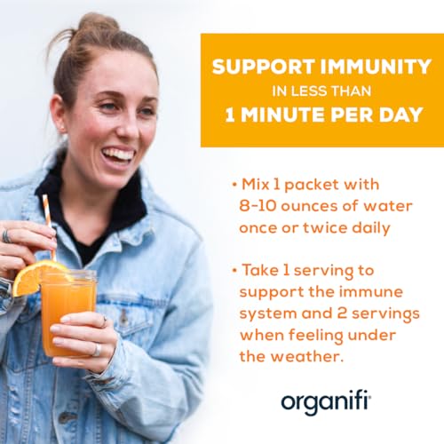 Organifi Immunity - Organic Superfood Immunity Support - 15 Single Serve Packets Organifi Au supplements