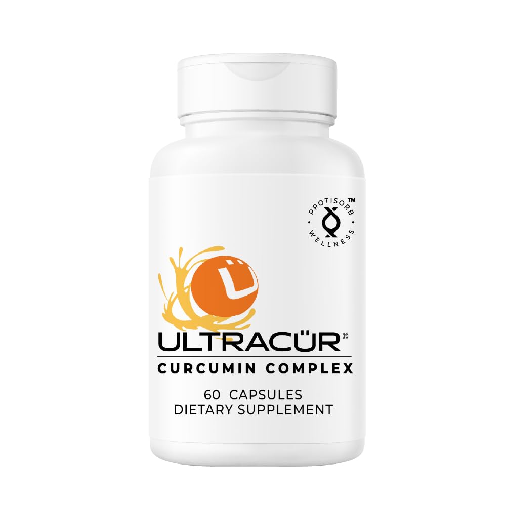 Ultracur Curcumin Complex Supplement - Ultra Bioavailable High Absorption Turmeric Curcumin Supplement for Joint, Muscle & Brain Support - Patented Protisorb for Premium Absorption – 60 Capsules UltraCur Au supplements