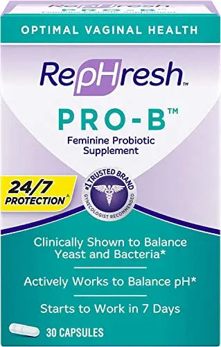 Rephresh Pro-B Probiotic Feminine Supplement - 30 ea (Pack of 2) RephreshAU supplements