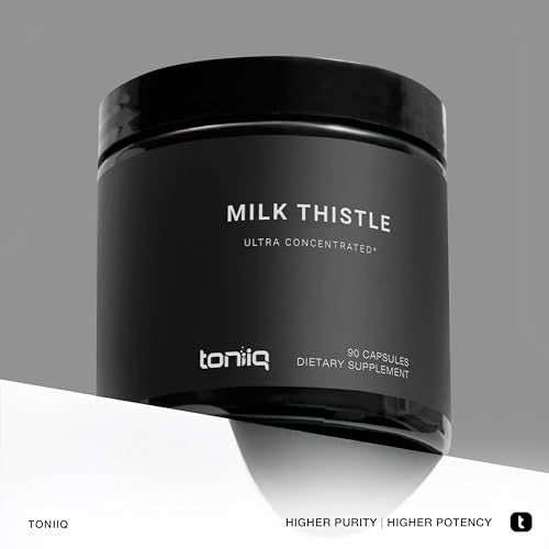 Toniiq Ultra High Strength Milk Thistle Capsules - 25,000mg 50x Concentrated Extract Toniiq Au supplements