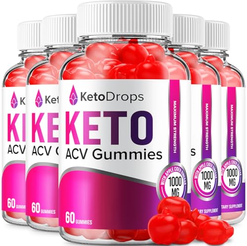 (5 Pack) Keto Drops ACV Gummies - Drops Keto Plus ACV Advanced Formula Gummies RillvoUS supplements