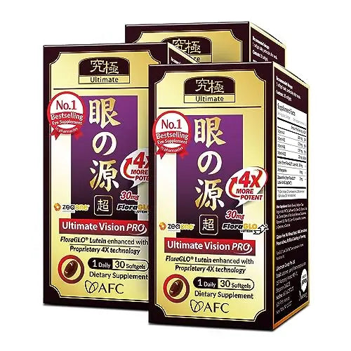 AFC Japan Ultimate Vision PRO - Eye Formula with FloraGLO Lutein 4X AFCAU supplements