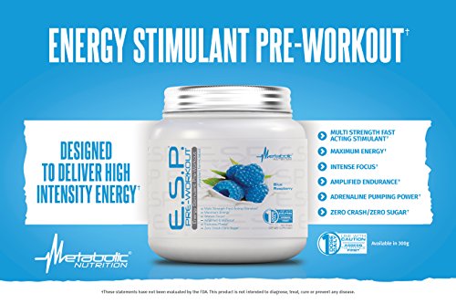 Metabolic Nutrition | ESP - Stimulating Pre Workout, Pre Intra Workout Supplement | Energy Metabolic Nutrition Au supplements