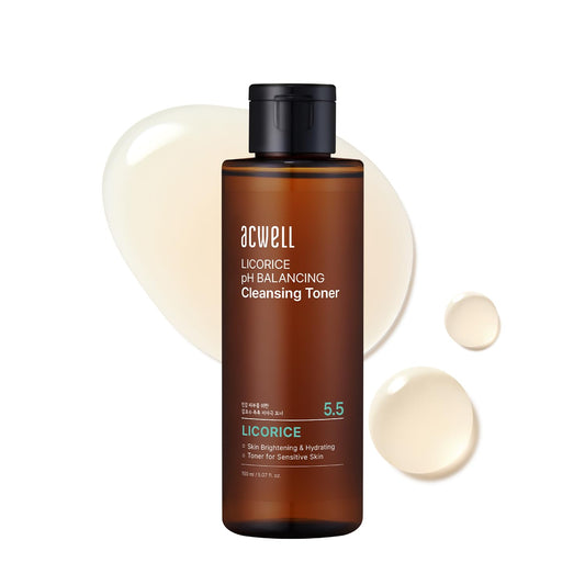 ACWELL Licorice pH 5.5 Balancing Korean Toner and Cleansing 5.07 fl.oz. - Alcohol-Free Hydrating Facial Astringent ACWELLUS supplements