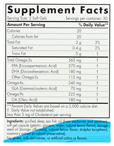 Omega Complete Lemon Nordic Naturals Au supplements