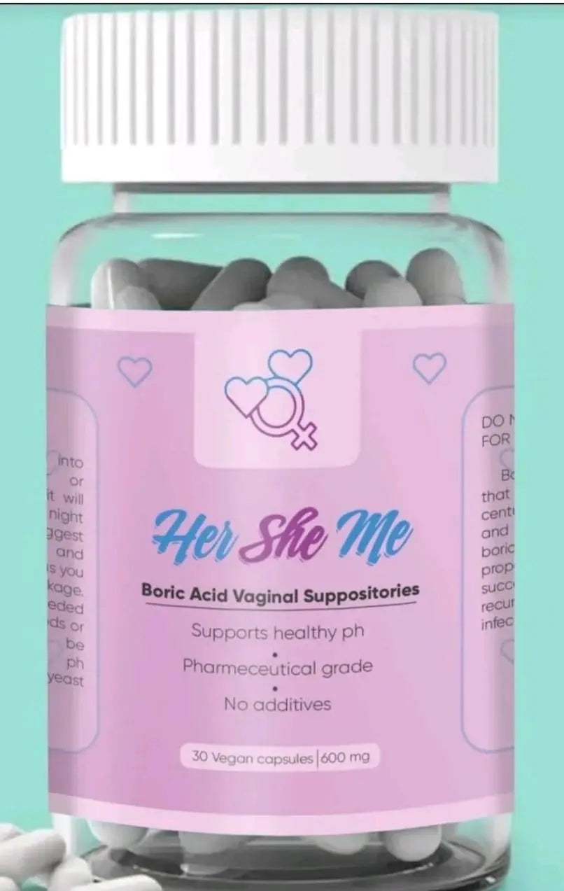 HerSheMe Boric Acid Vaginal Suppositories HerSheMe uk supplements
