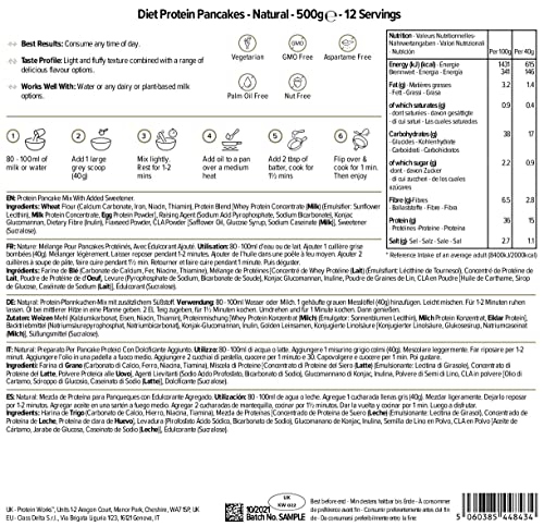 Protein Works - Diet Protein Pancake Mix | 135 Calories Per Serving | Low Sugar Protein Pancake Mix Protein Works Au supplements