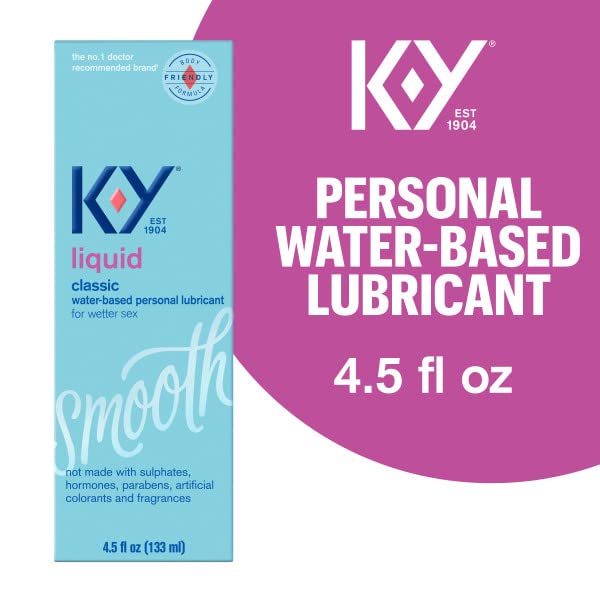 K-Y Liquid Personal Lubricant, Natural Feeling Water Based Lube For Women, Men & Couples K-Y Au supplements
