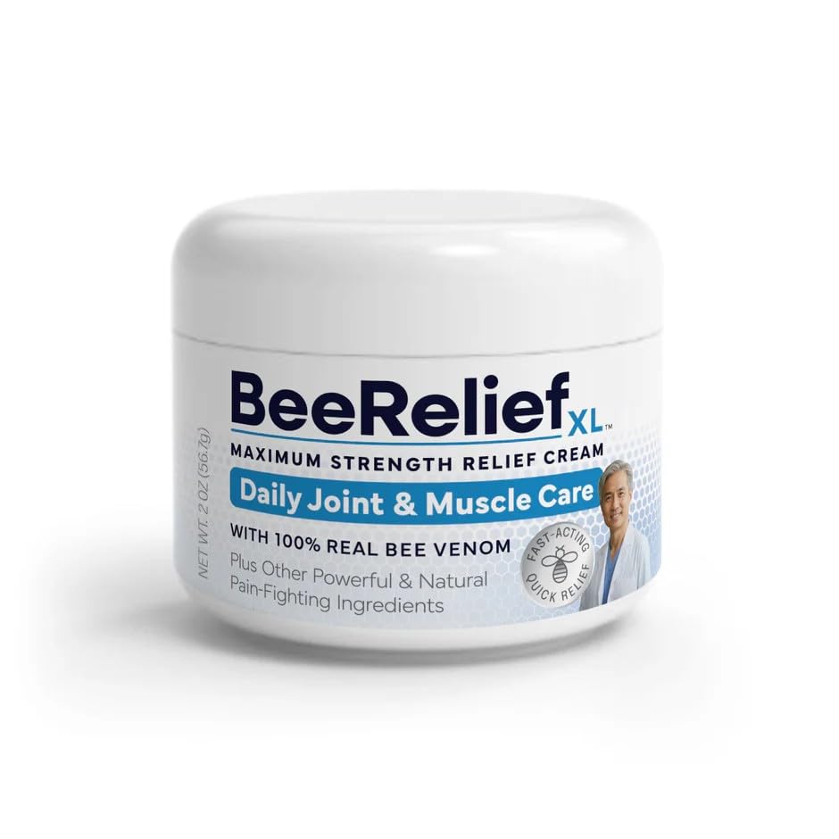 BeeReliefXL Maximum Strength Premium Joint Cream with Real USA Bee Venom, Daily Joint & Muscle Care, Fast-Acting BeeReliefXL Au supplements
