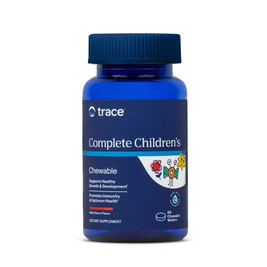 Trace Minerals Complete Children's Chewable - Gluten-Free Multivitamin for Kids - Chewable Multivitamin Supplement to Support Health & Development - 60 Chewable Wafers (30 Servings) Trace MineralsAU supplements
