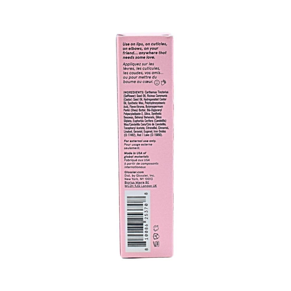 Glossier Balm Dotcom Lip Balm and Skin Salve - Rose - Sheer Pink Tint Glossier Au supplements